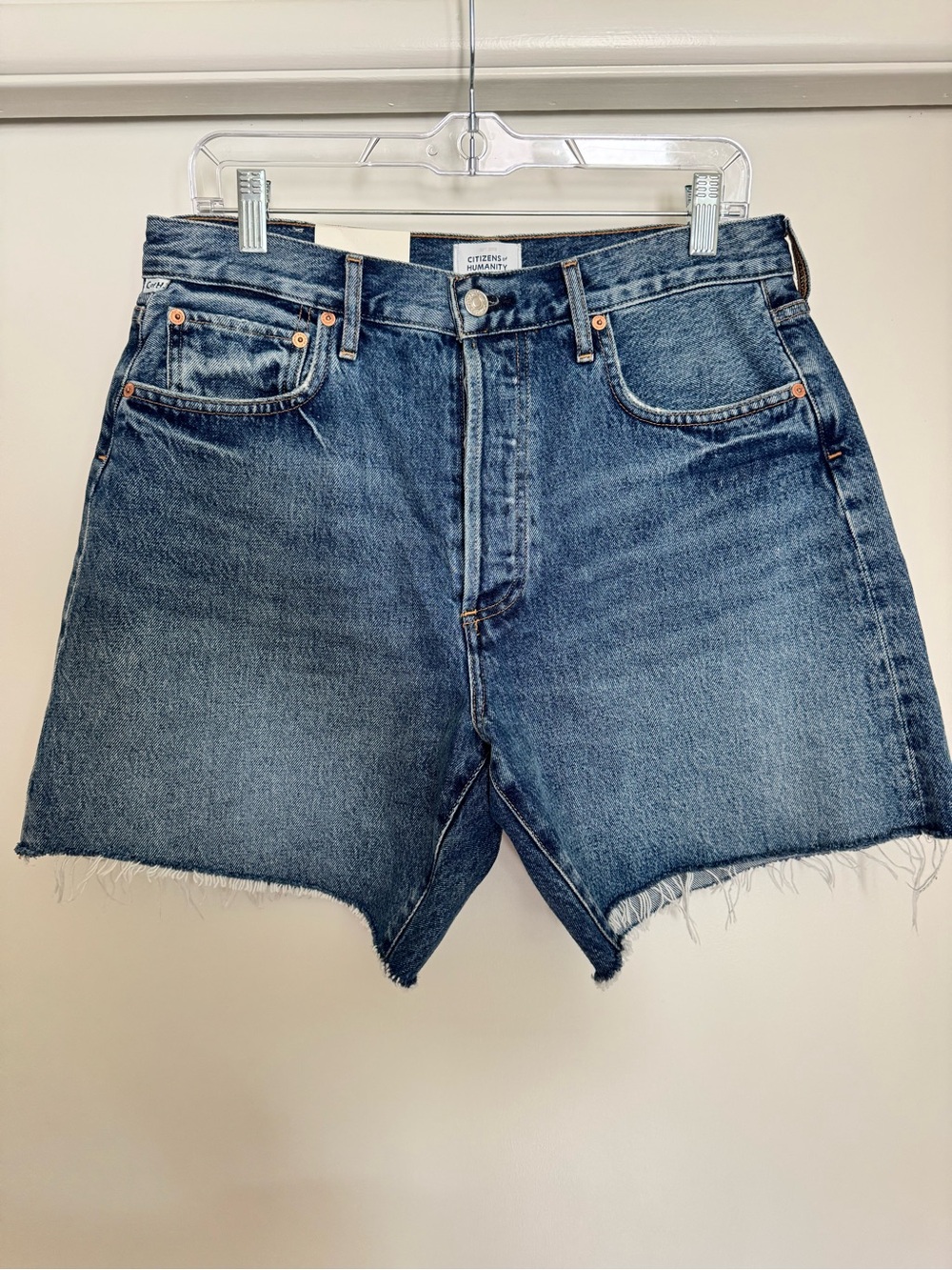 Citizens Of Humanity Medium Blue Cutoff Denim Shorts